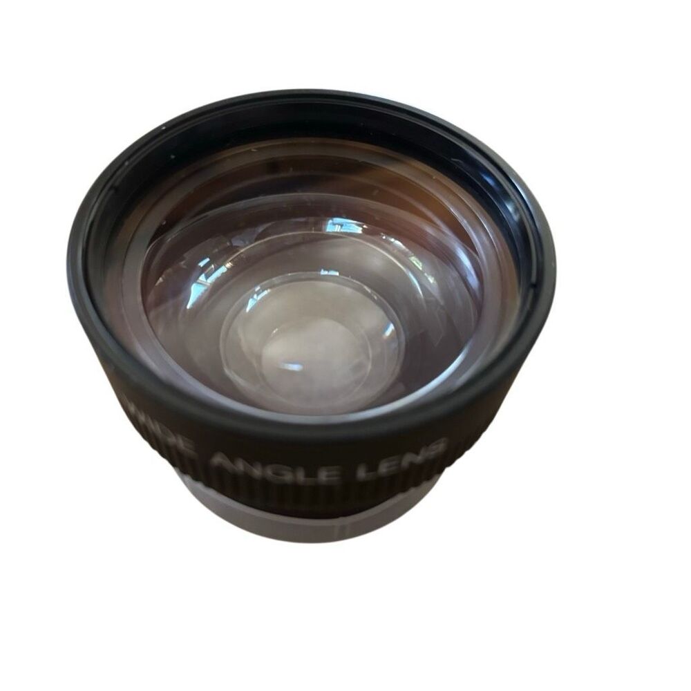 Universal Wide Angle Auxiliary Lens Conversion Attachment Clip-On Screw-On Base